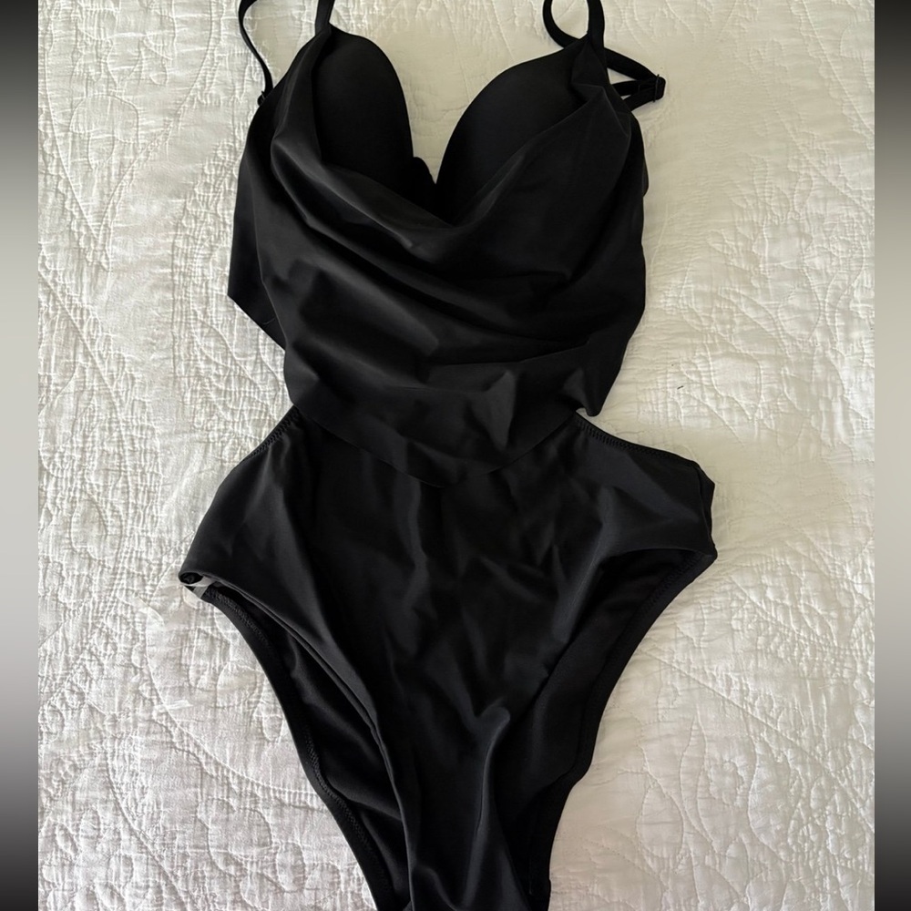 Bar iii Draped Swim Suit XS NWT